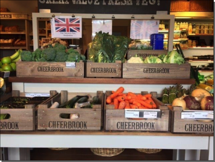 Half Bushel Boxes at Cheerbrook